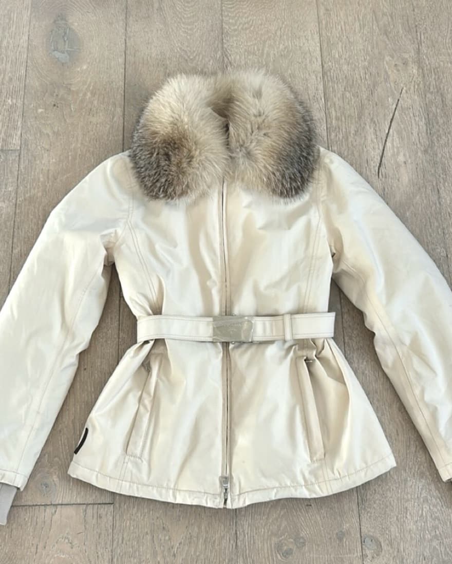 Prada Fur-Trimmed Parka Ski Jacket - Image 1