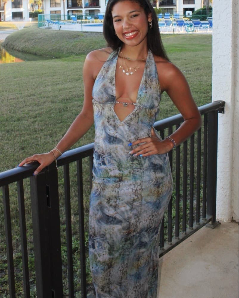 Outcast Wolfe Maxi Dress Solaro - Image 1