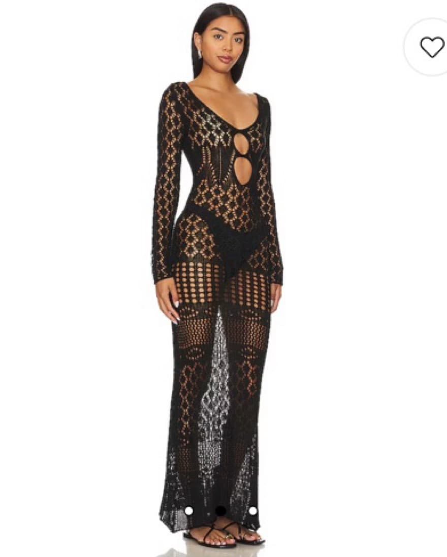 Revolve Crochet Maxi Dress - Image 3