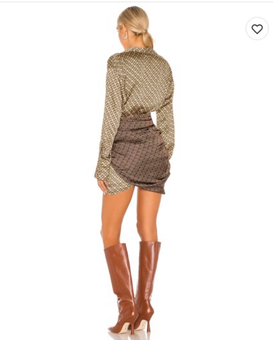 L’Academie Satin Tie Mini Dress - Image 3