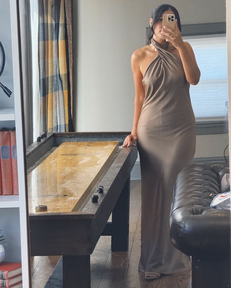 Jasmine Halter Maxi Dress - Image 5