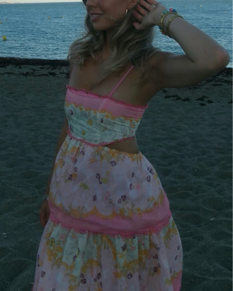 Zimmerman Inspired Ruffle Dress - Image 2
