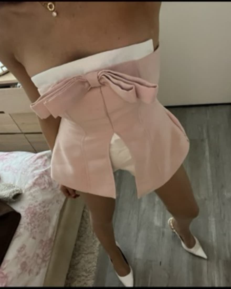 Vintage bow top - Image 2
