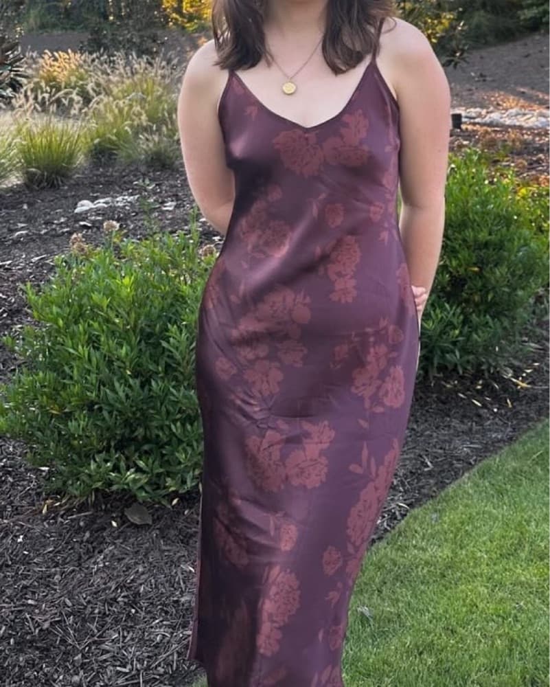 Quince Silk Slip Dress - Image 2