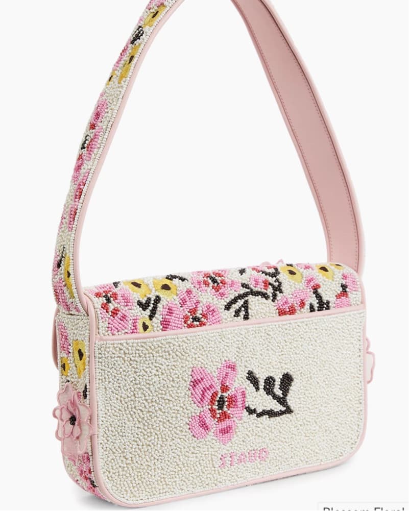Staud Tommy Floral Blossom Beaded Bag - Image 3