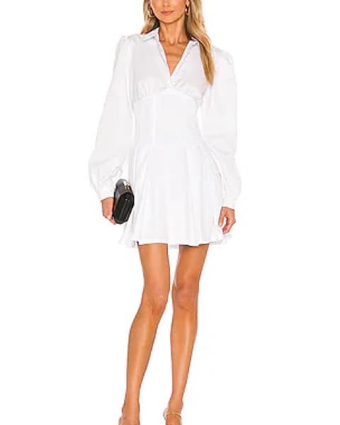 Bardot Corset Shirt Dress - Image 1
