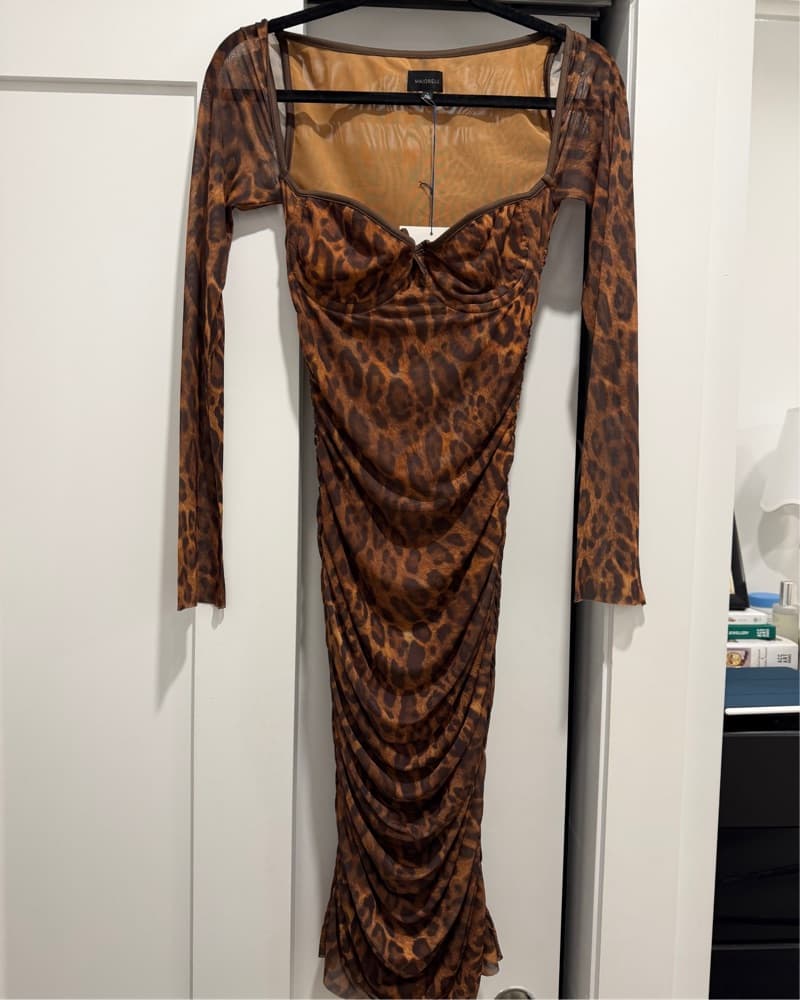 Majorelle/Revolve Cheetah Midi Dress - Image 2