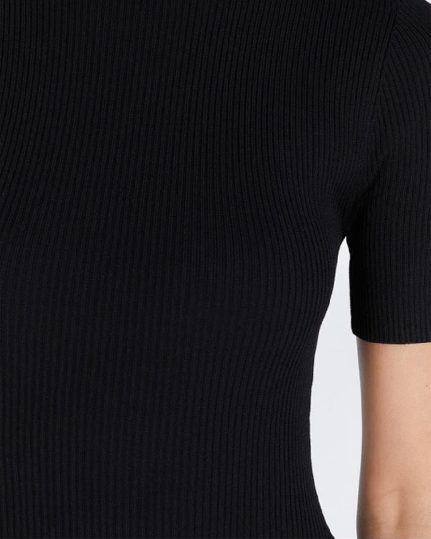 Dissh DONNA BLACK SLEEVED MIDI DRESS - Image 3