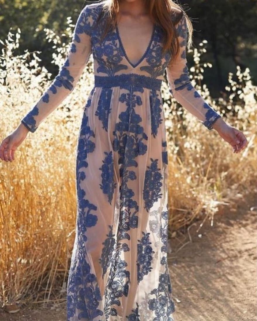 For Love & Lemons Temecula Maxi Dress - Image 1