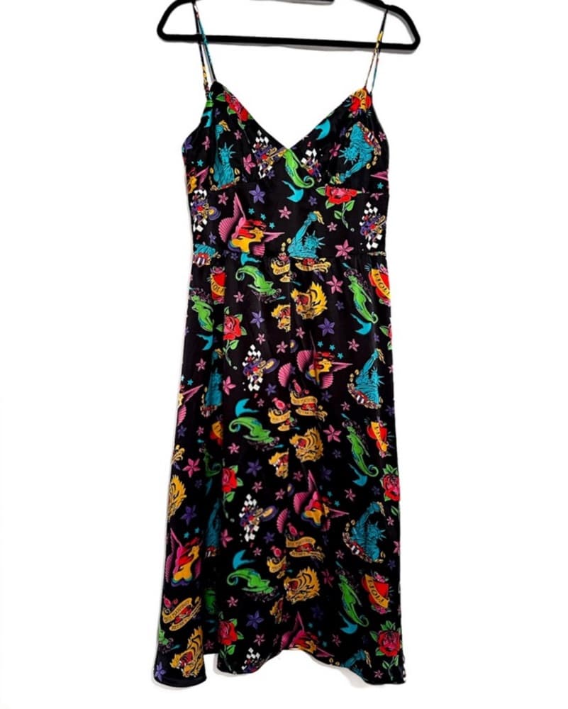 Vintage Tattoo Dress by Betsey Johnson - Image 2
