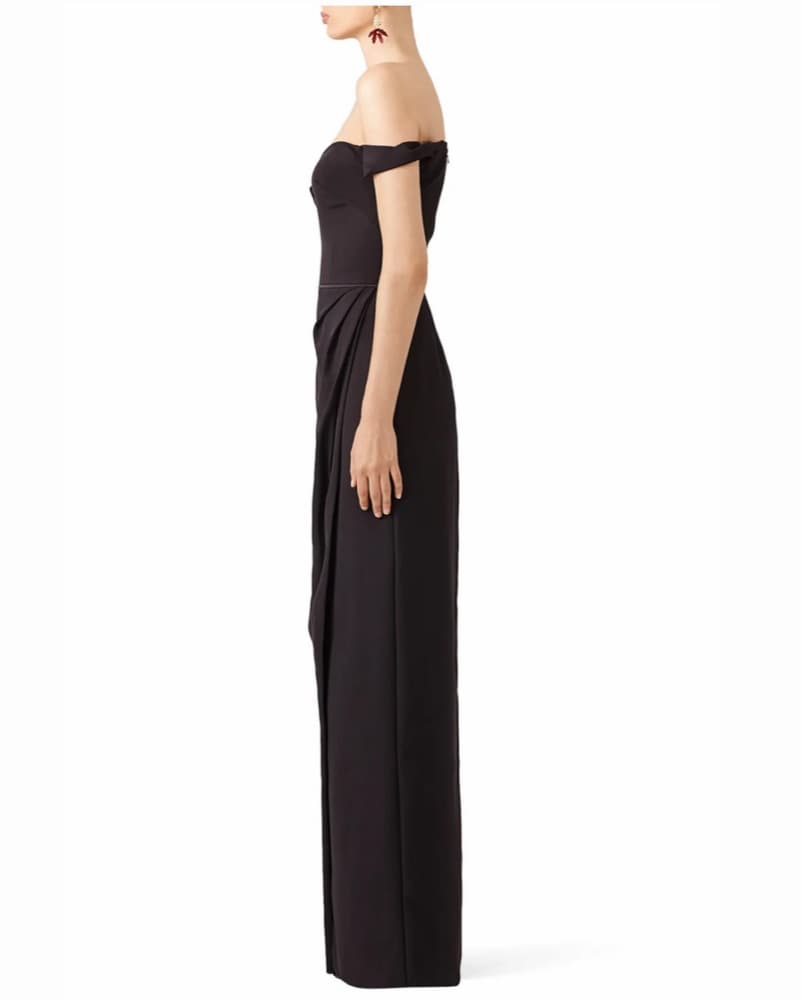 Black Sweetheart Gown By JS Collection  - Image 2