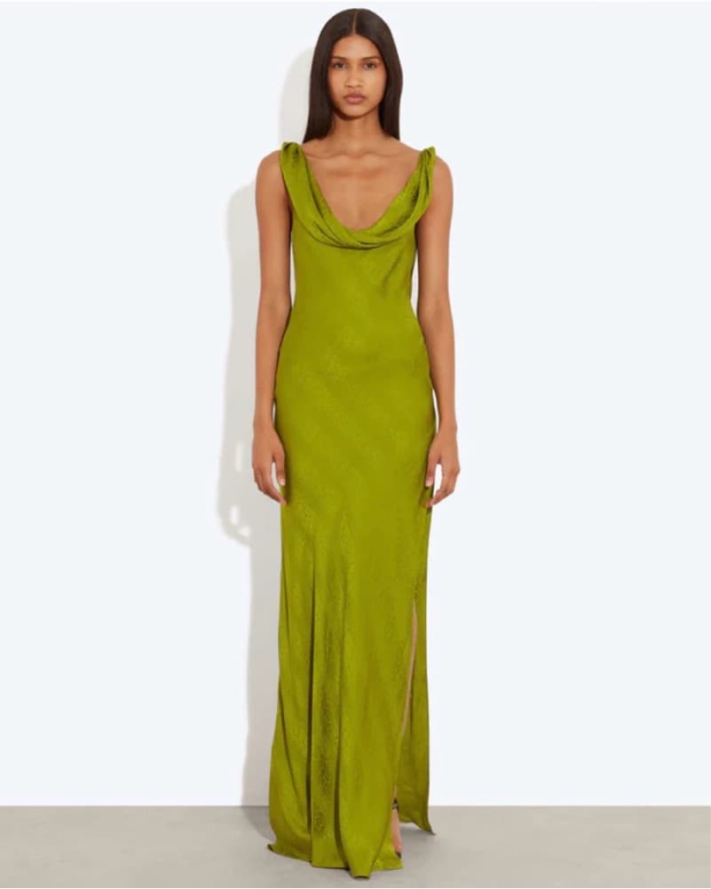 Rat and Boa NAVARRA DRESS LIME - Image 1
