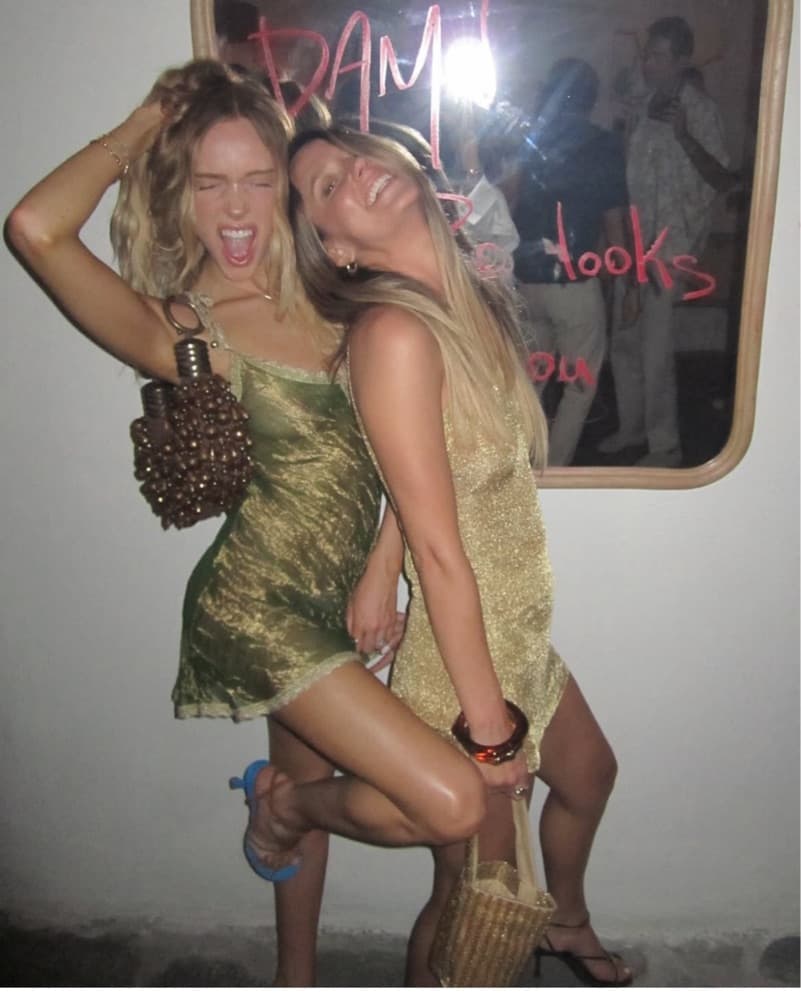 Sheer Green dress Worn By Alex Cooper - Image 1