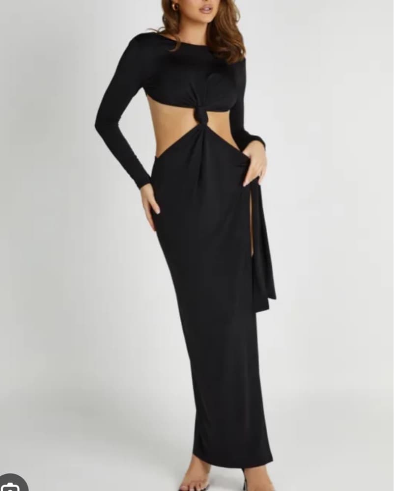 Kiandra Sklinky Knot Maxi Dress Meshki - Image 1