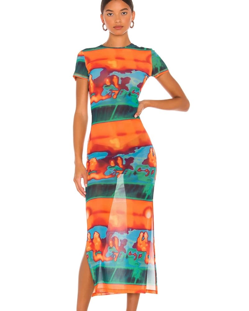 Miaou Billie Dress In Thermal - Image 1
