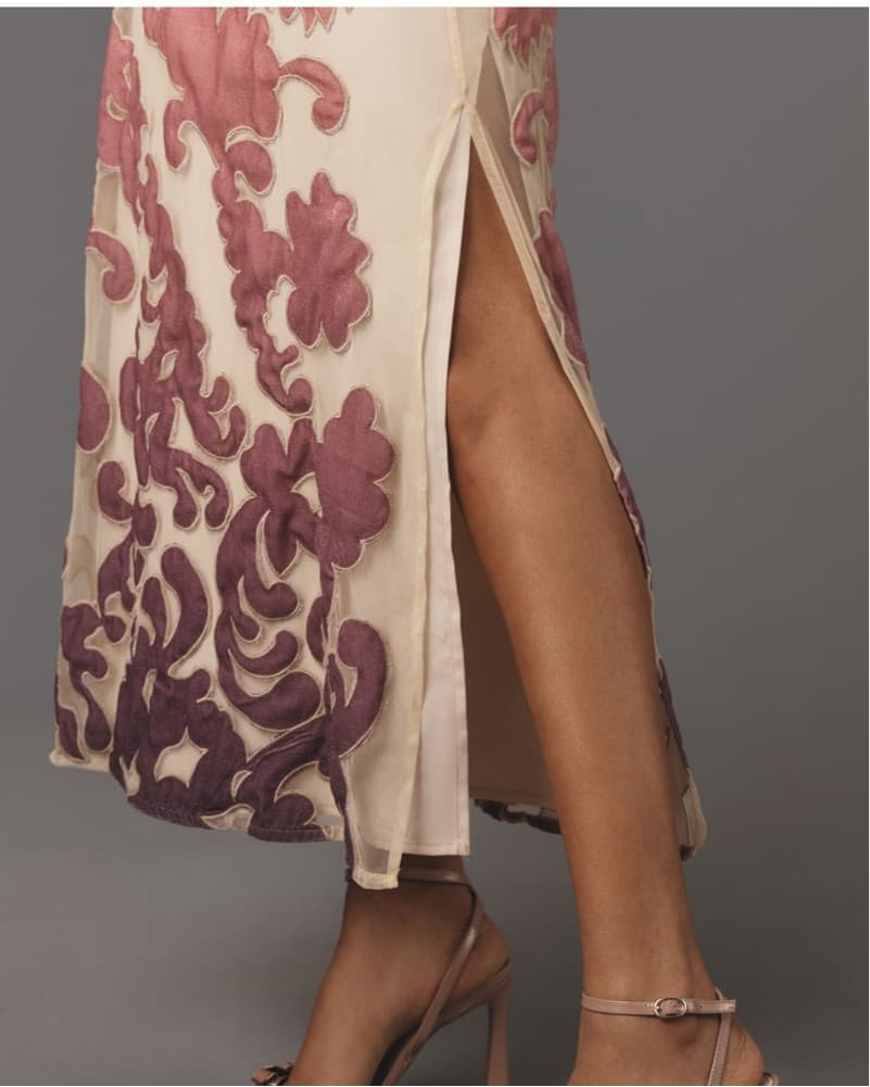 Let Me Be Sheer Ombre Midi Dress  - Image 2