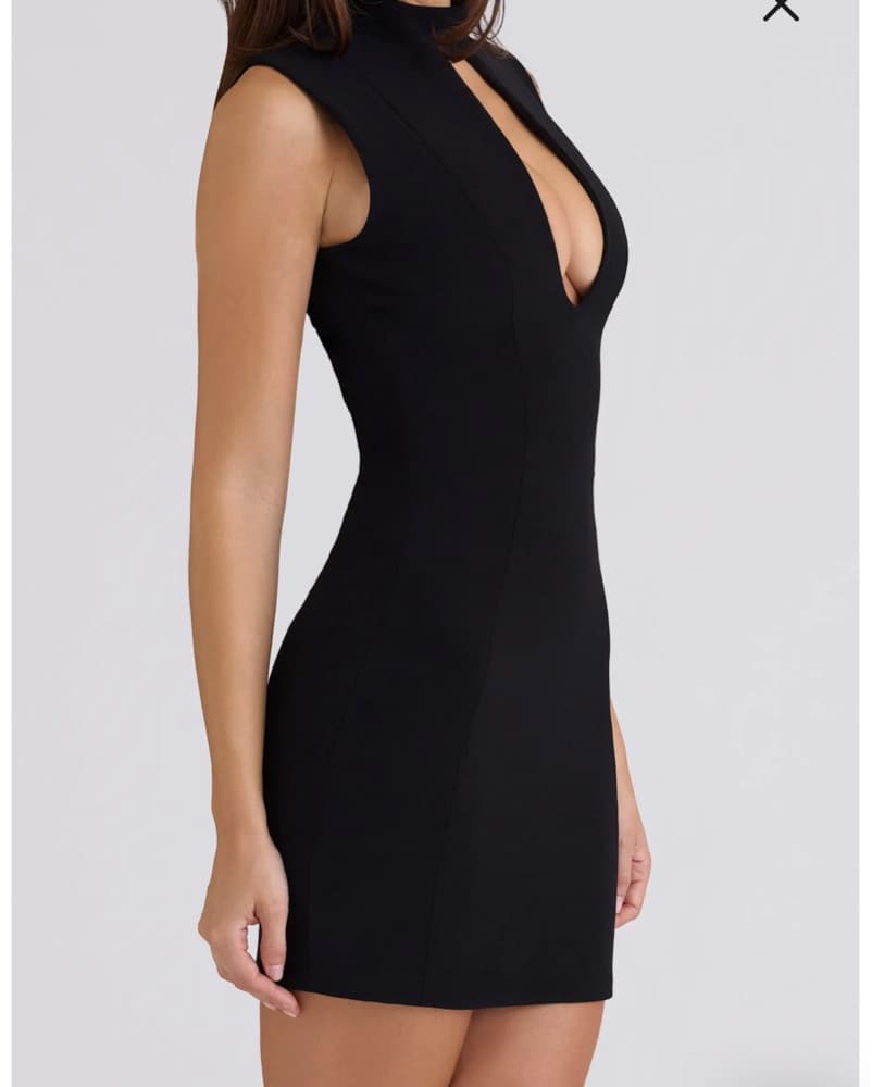 House Of CB Black Mini Dress - Image 3