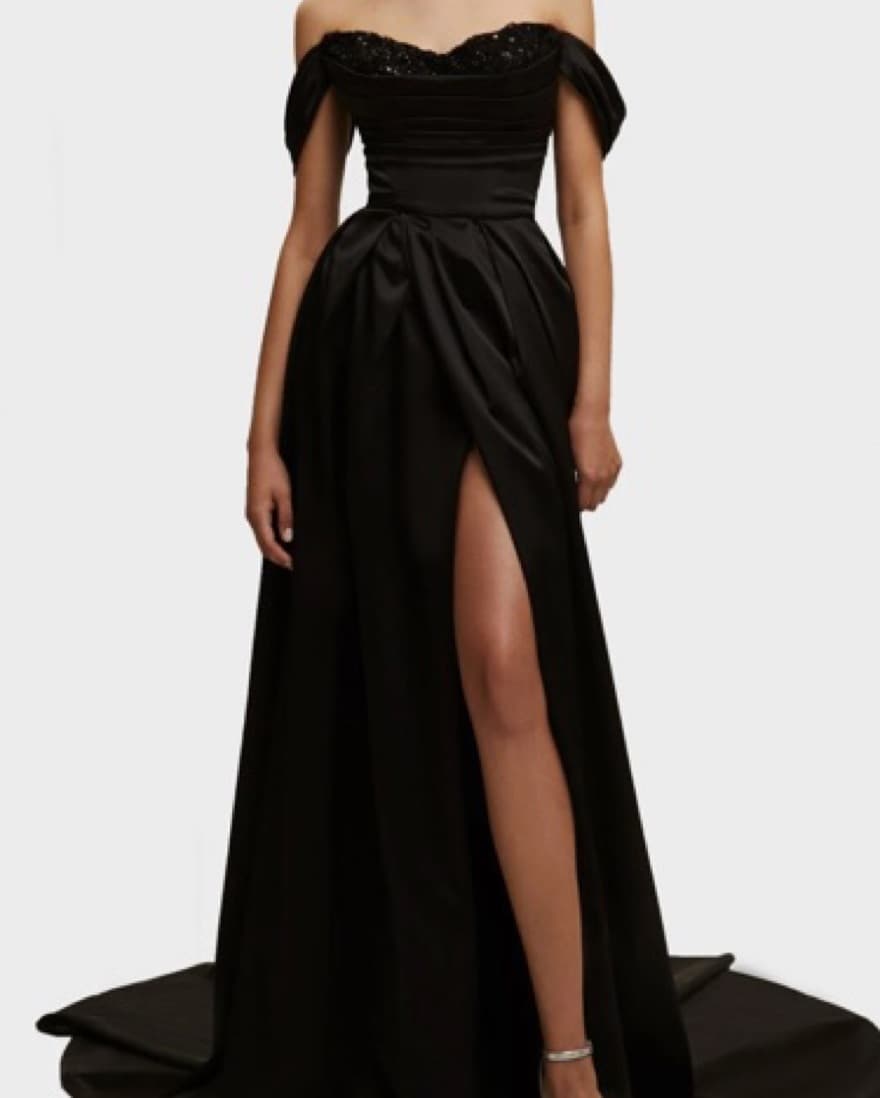 Princess Heart Shaped Neckline Gown - Image 1