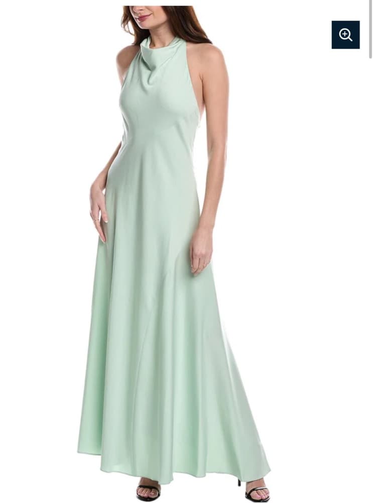 ALC Teal Backless Dress  - Image 1