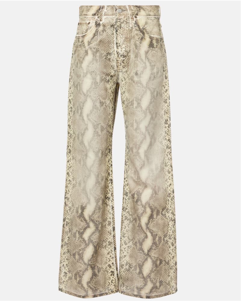 Acne Studios Snake Print Jean - Image 2