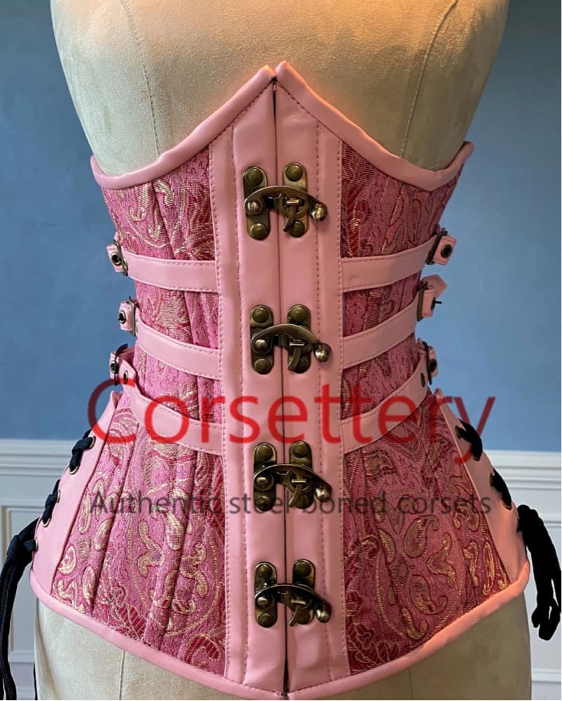 Steel boned underbust steampunk corset - Image 1