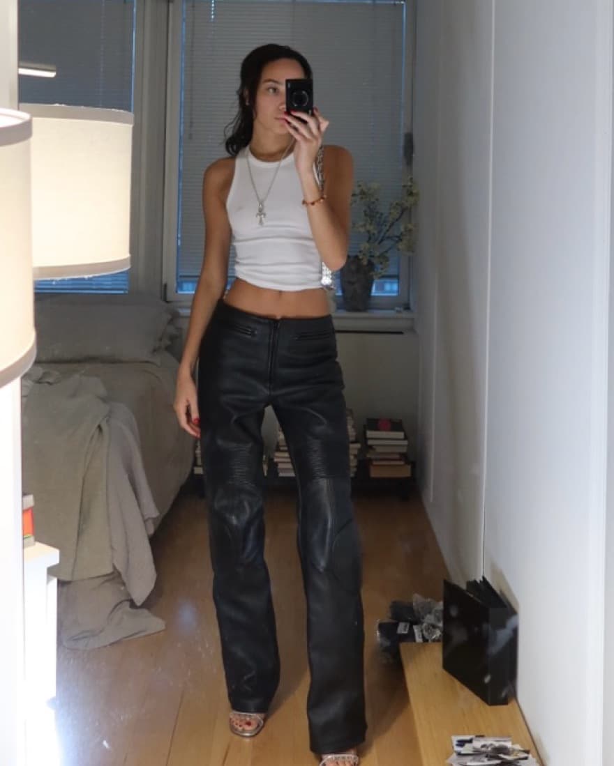 Harley-Davidson Leather Moto Pants - Image 3