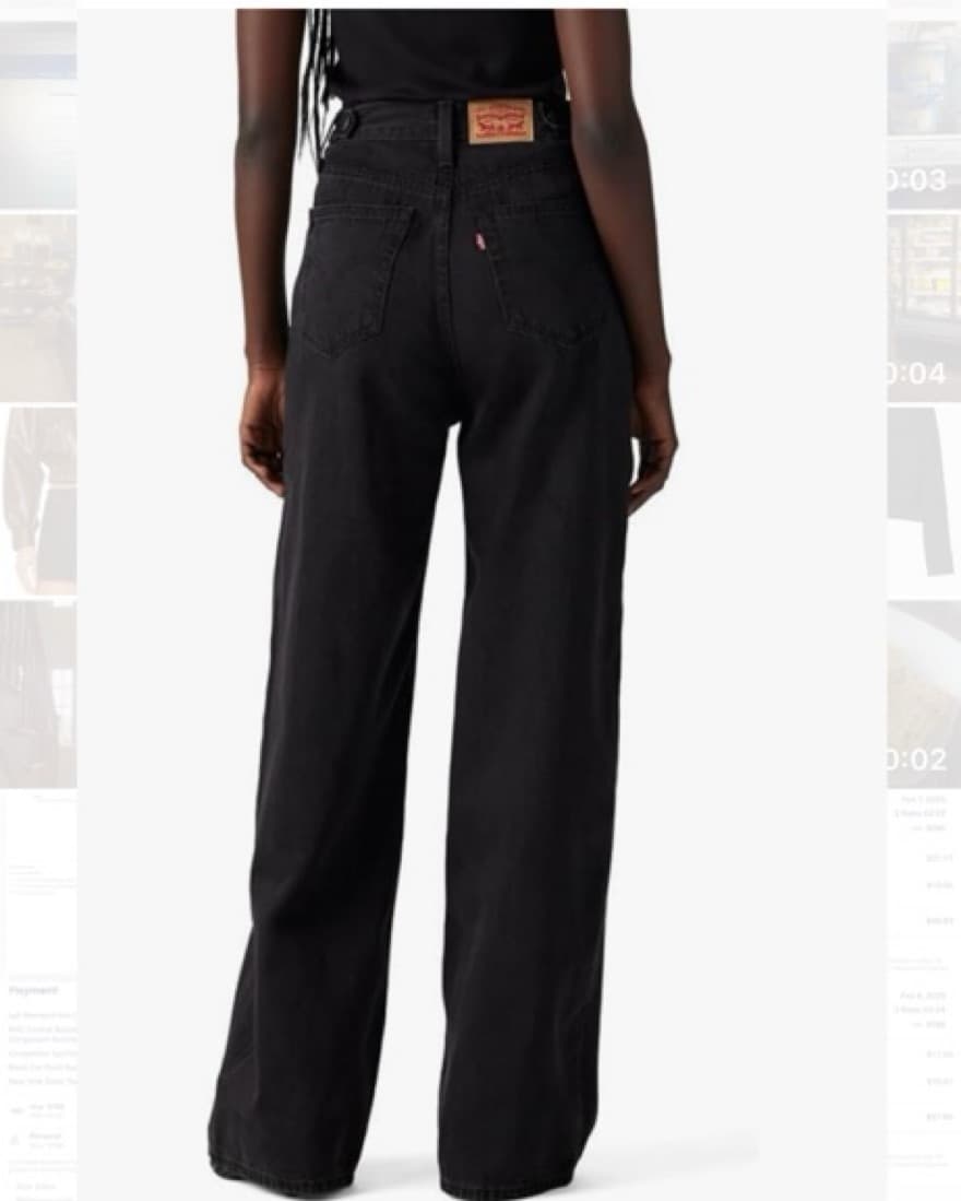 Levis Cinch Baggy Jeans High Waisted - Image 2
