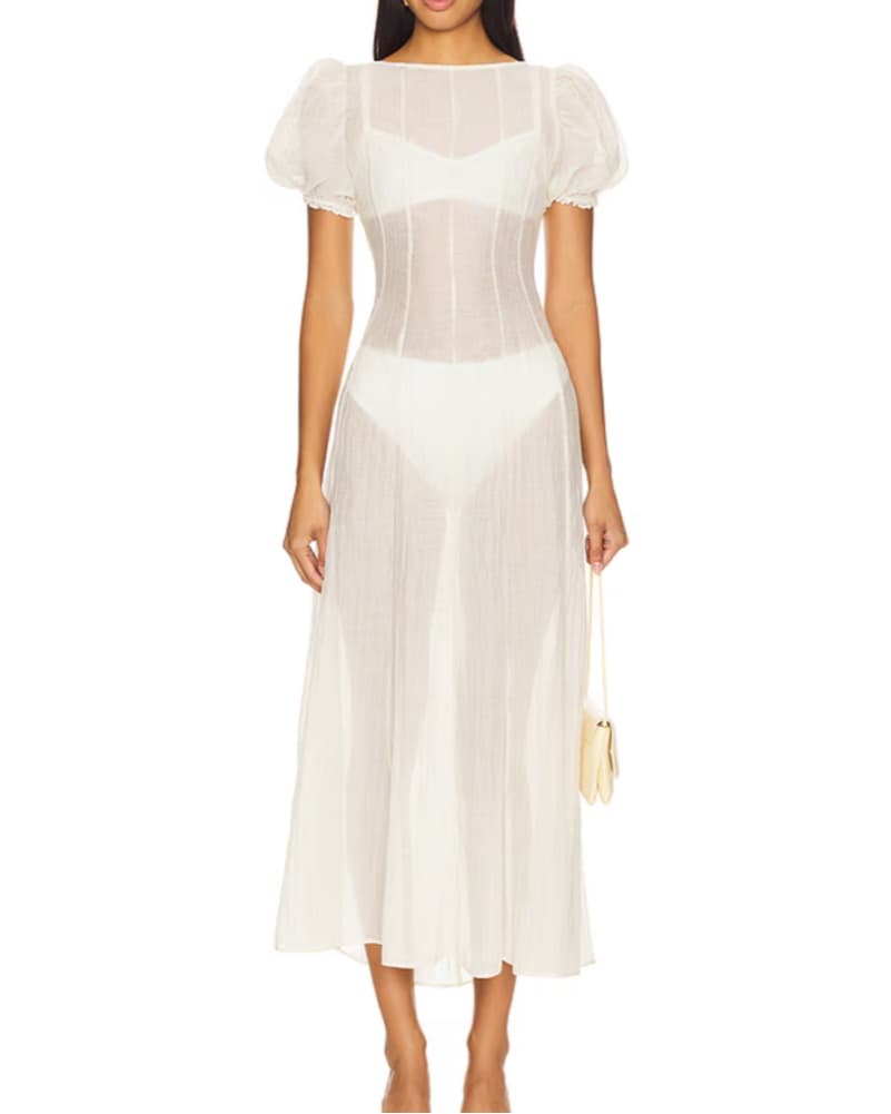 LPA SHEER MIDI DRESS - Image 1