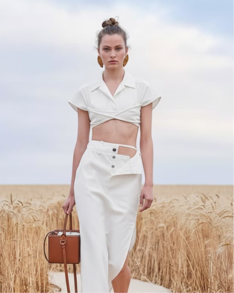 Jacquemus SS21 Crop Top - Image 1