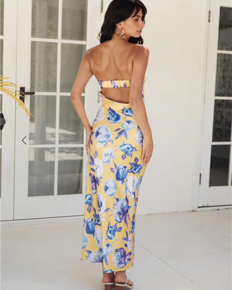 Vibrant Floral Maxi Dress - Image 2