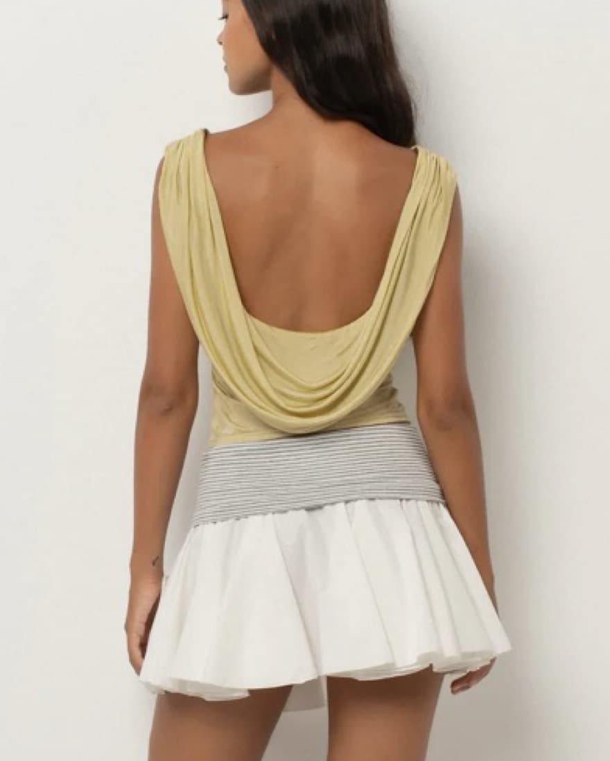 BELLE Galla Top In Yellow - Image 5