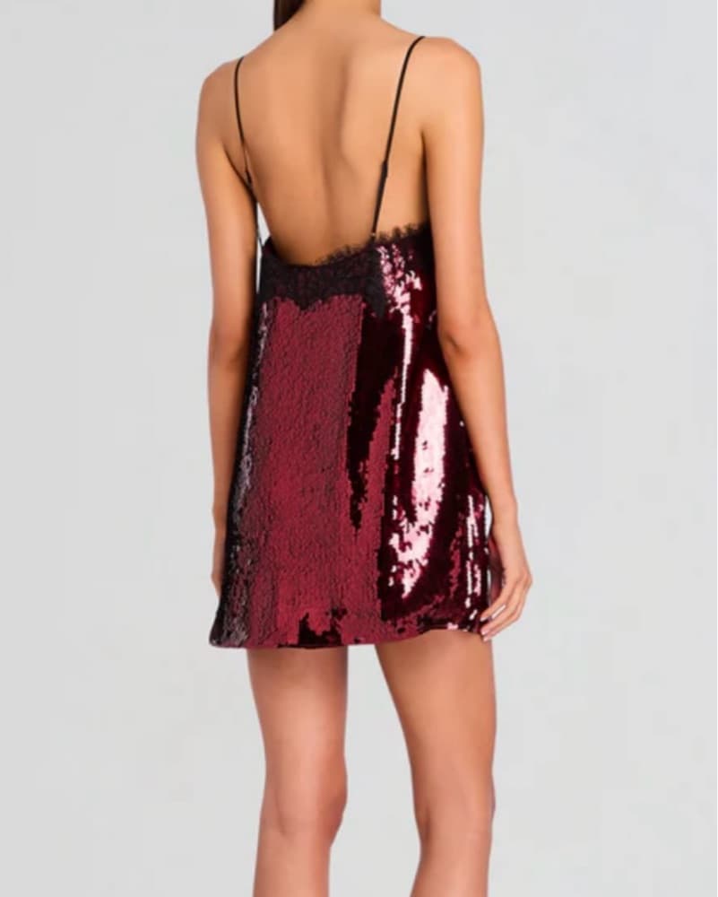 Retrofete Sequin Lace Dress - Image 2