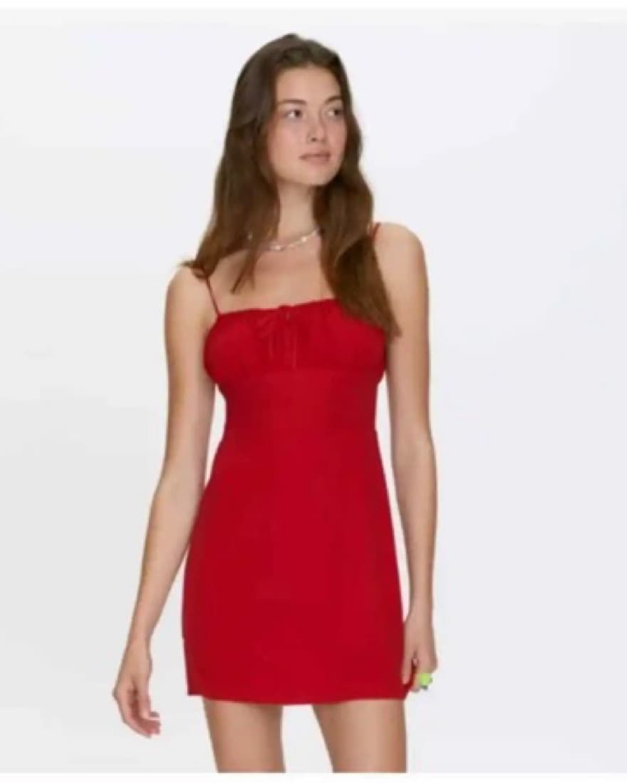 Aritzia Red Mini Dress - Image 1