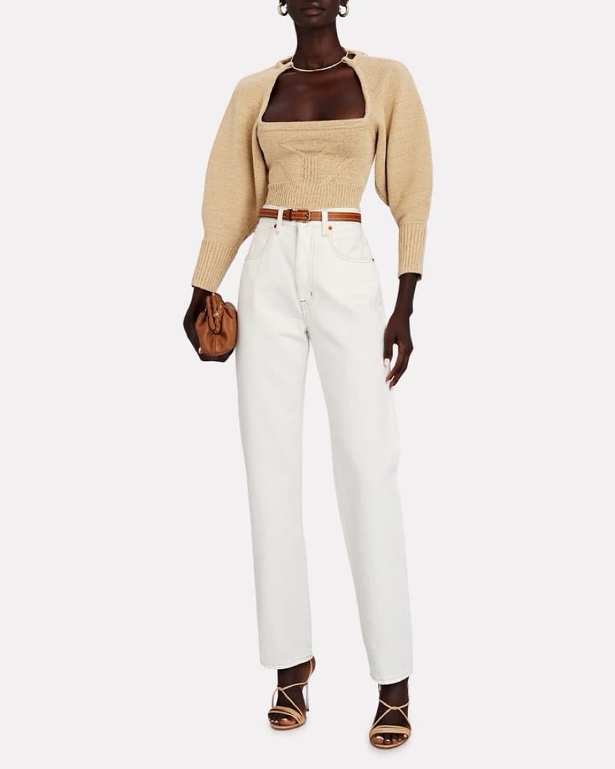 CULT GAIA Knit Crop Sweater Top  - Image 5