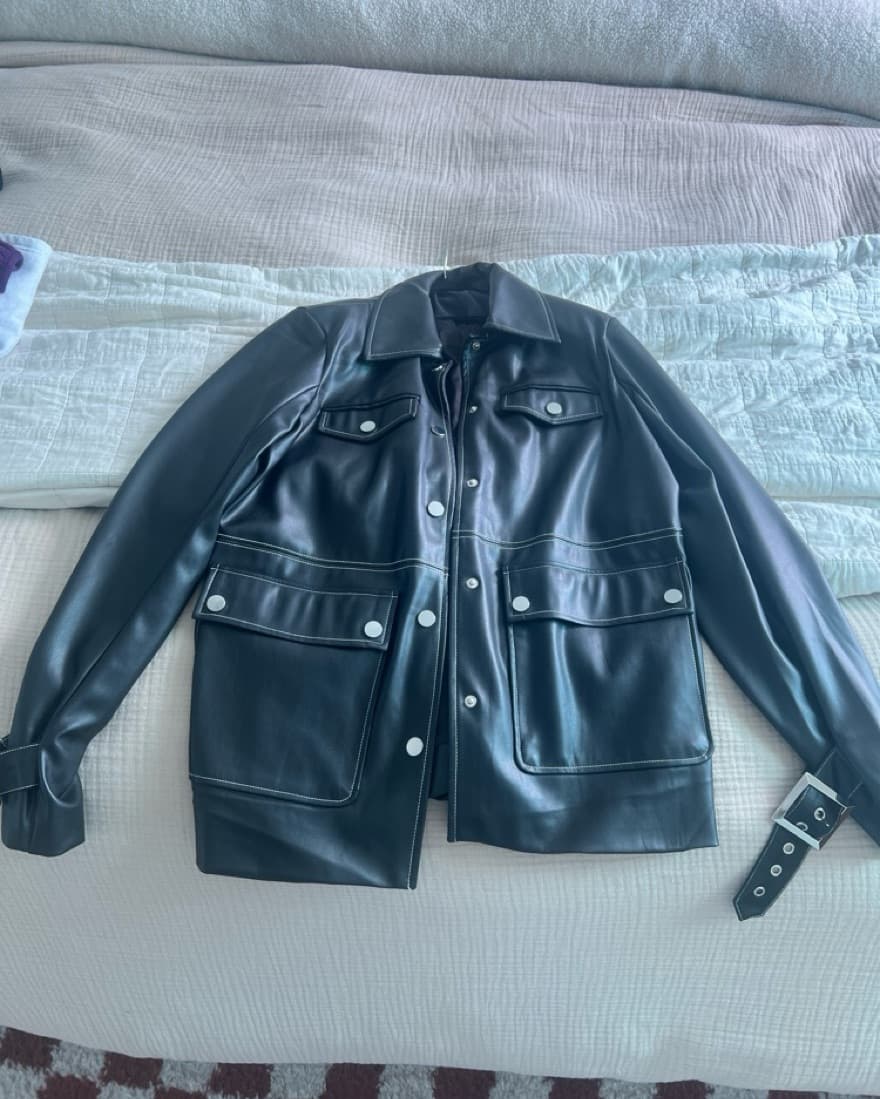 We Wore What VegaWestern Leather Jacket  - Image 2