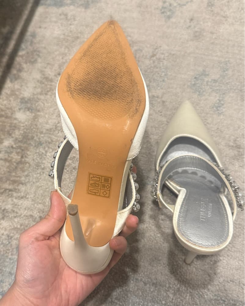 Bridal / Graduation White Heel  - Image 3