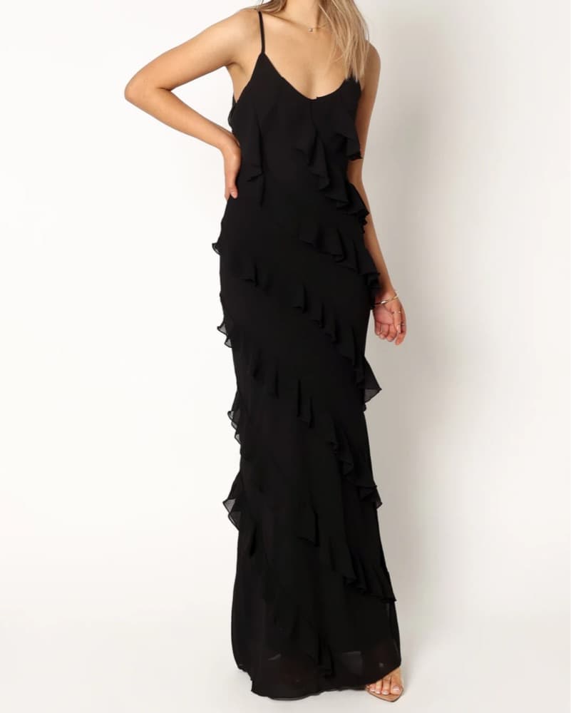 Petal And Pup CIAO RUFFLES MAXI DRESS - Image 1