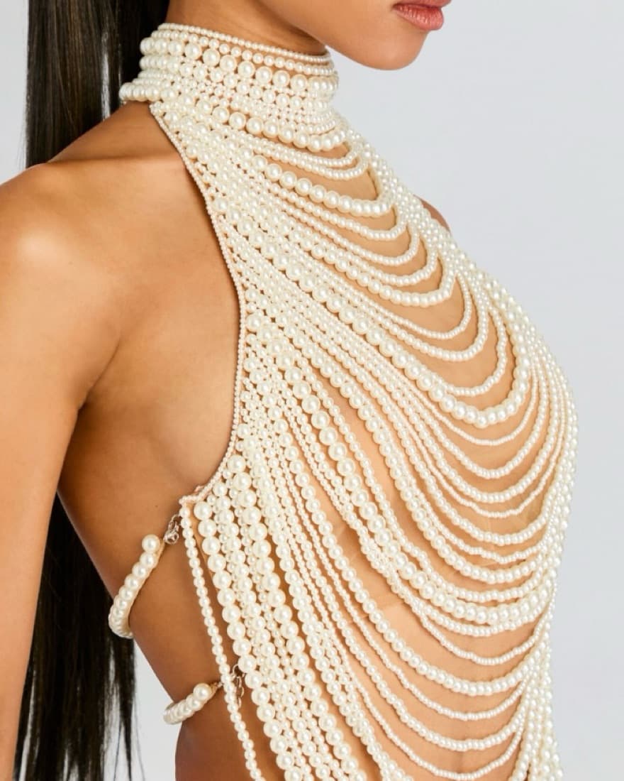 Retrofête Elsie Pearl Top - Image 2