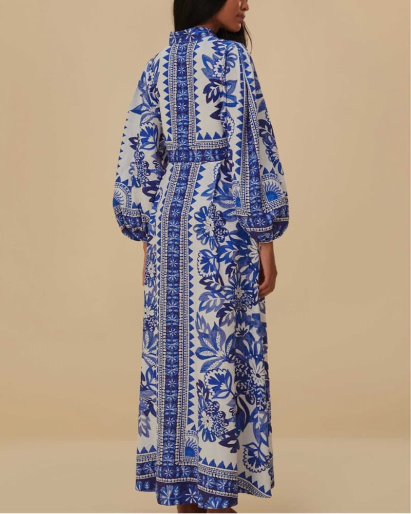 Farm Rio Flora Tapestry Maxi Dress - Image 4