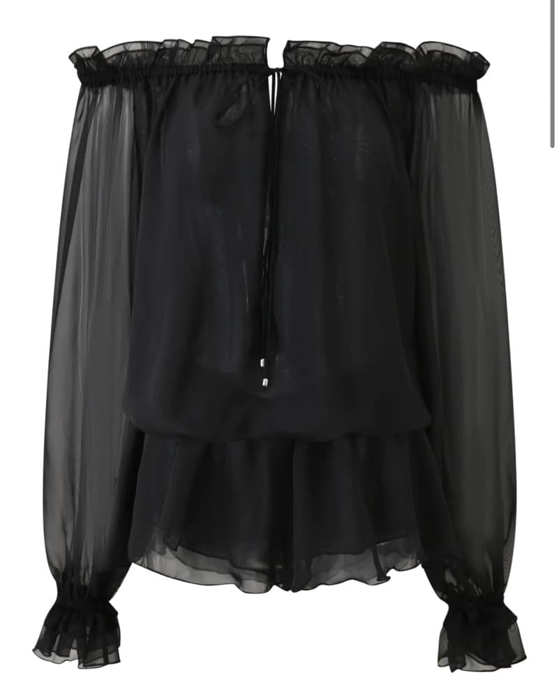 I Am Gia Black Jazmin Playsuit - Image 2