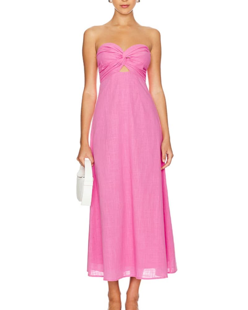 x REVOLVE Lilly Dress in Pink - Image 1
