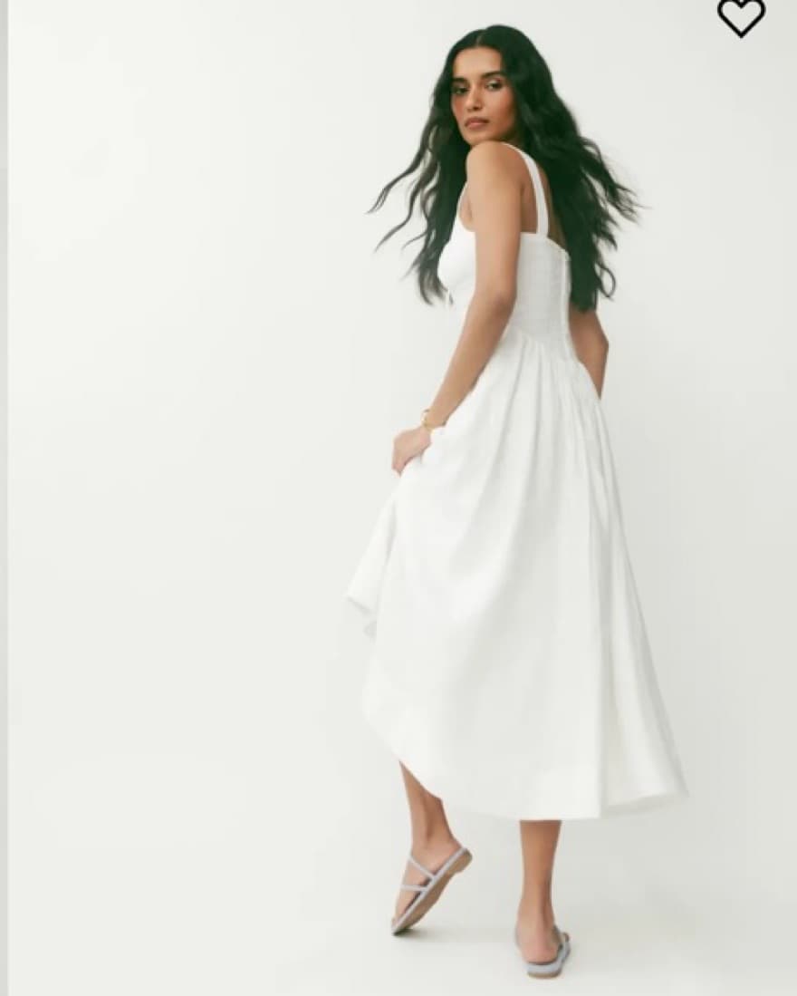 Reformation Dorsia Linen Dress - Image 2