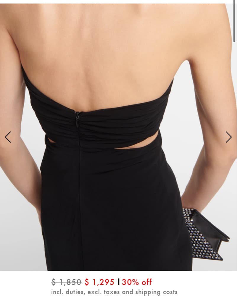 magda butrum Black tie Cocktail Dress - Image 3