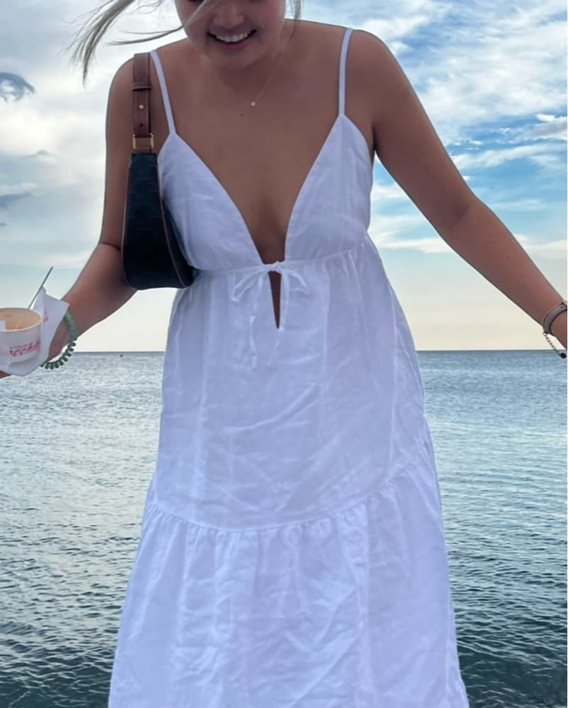 reformation white maxi dress - Image 2