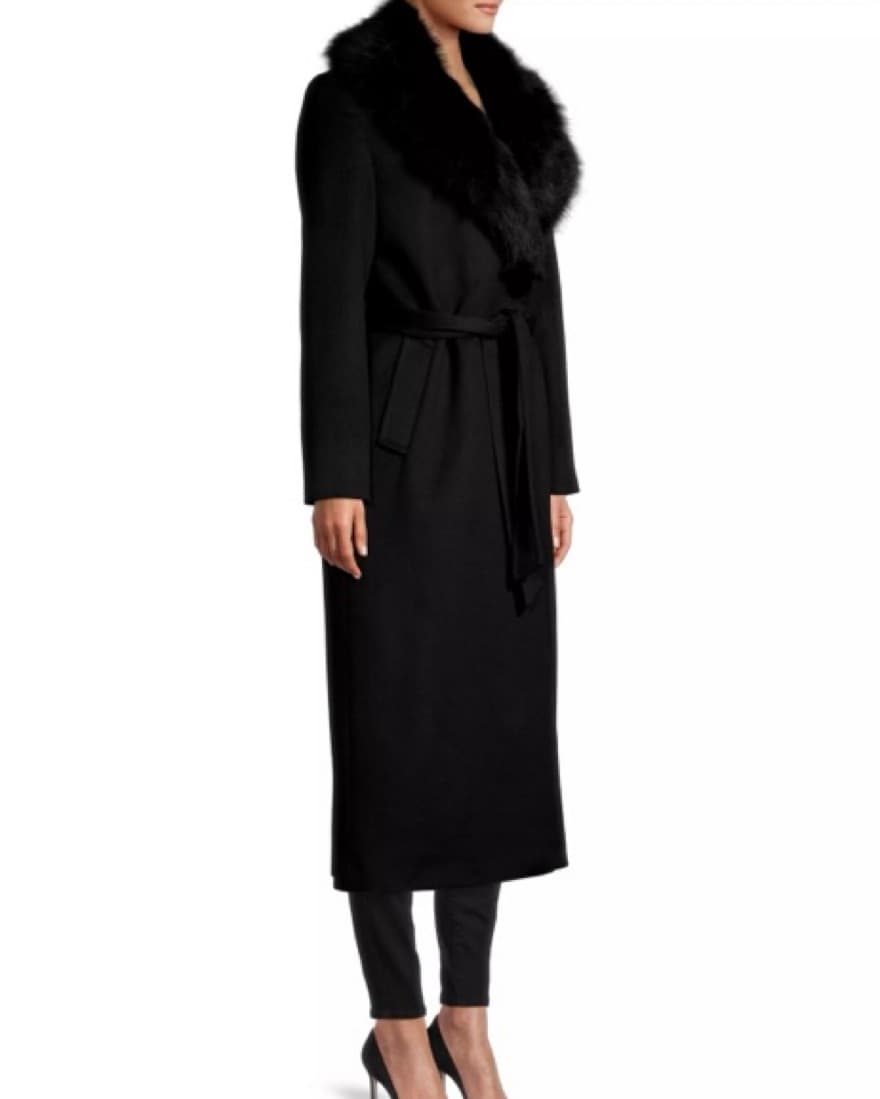 Cashmere / Wool fur coat - Image 2