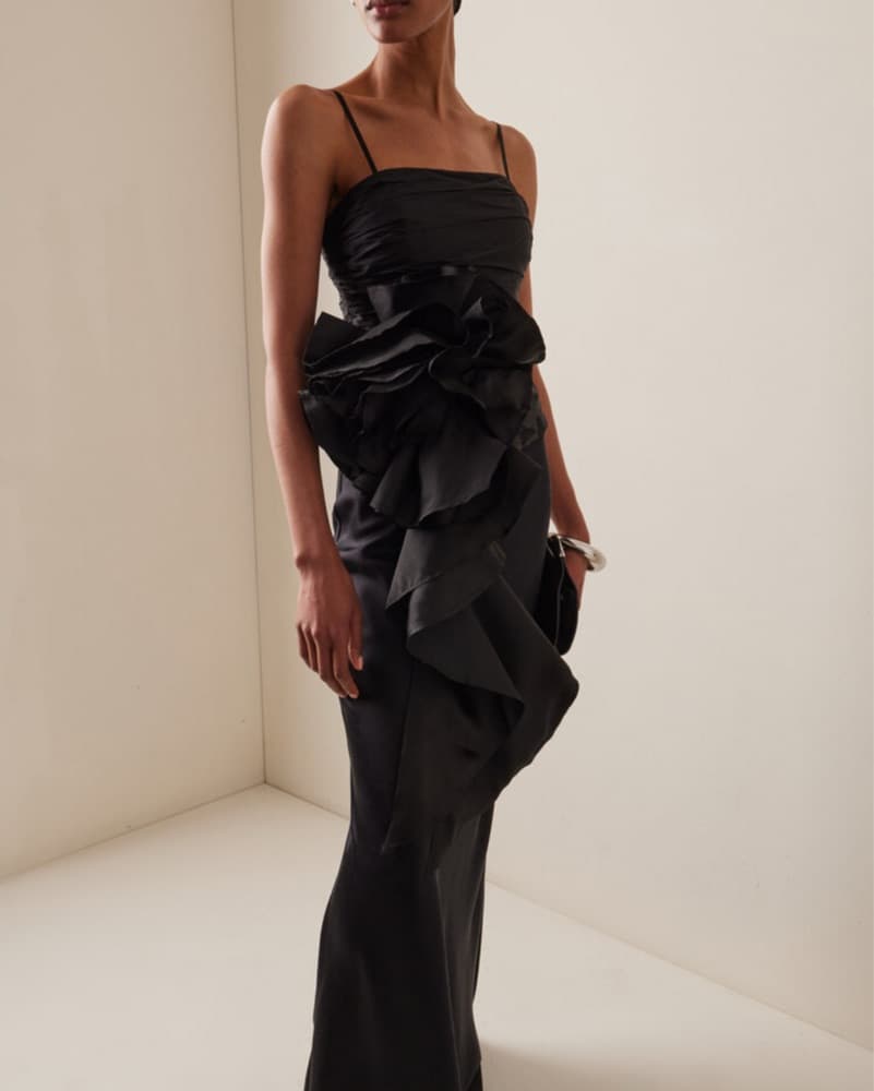 Aje Potion Spiral Rosette Taffeta Top - Image 5