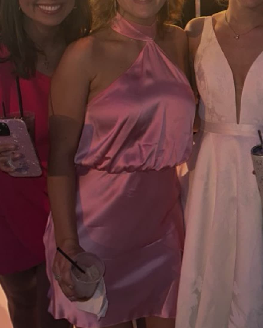 Amanda Uprichard Queens Silk Mini Dress - Image 3
