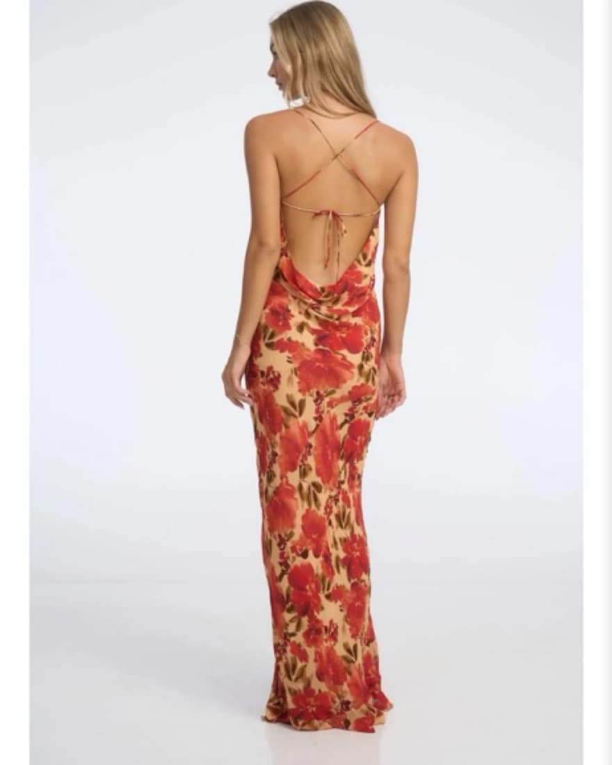 MARTA MAXI DRESS | CAMELLIA FLORAL - Image 2