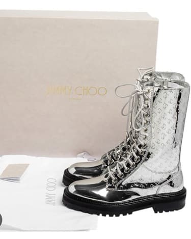 Jimmy Choo Mirrored Boots, 37 - Image 3