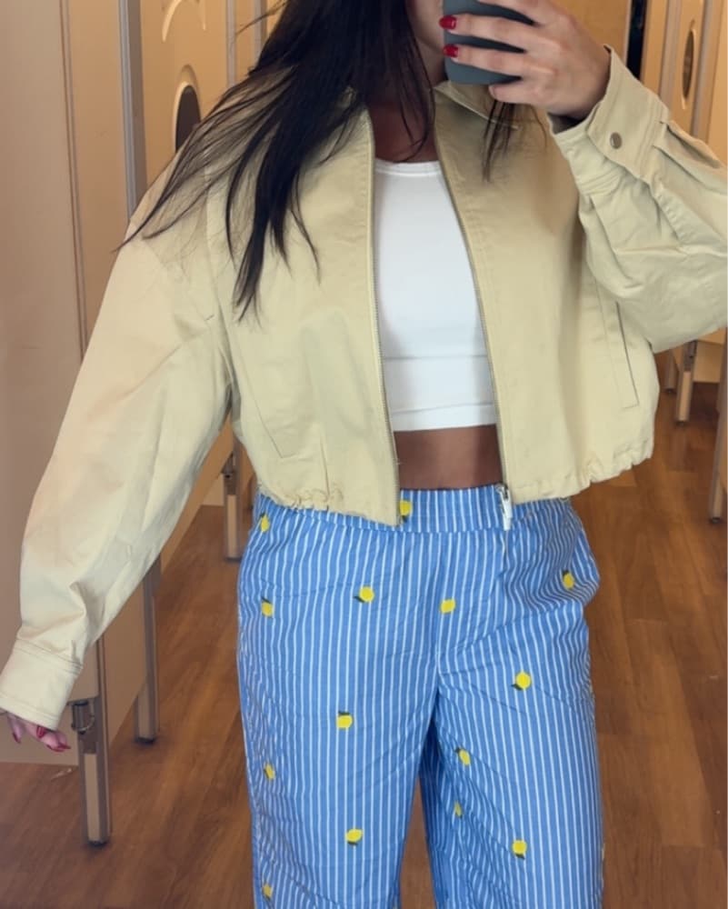 A.L.C. Harry Cropped Bomber Jacket - Image 4